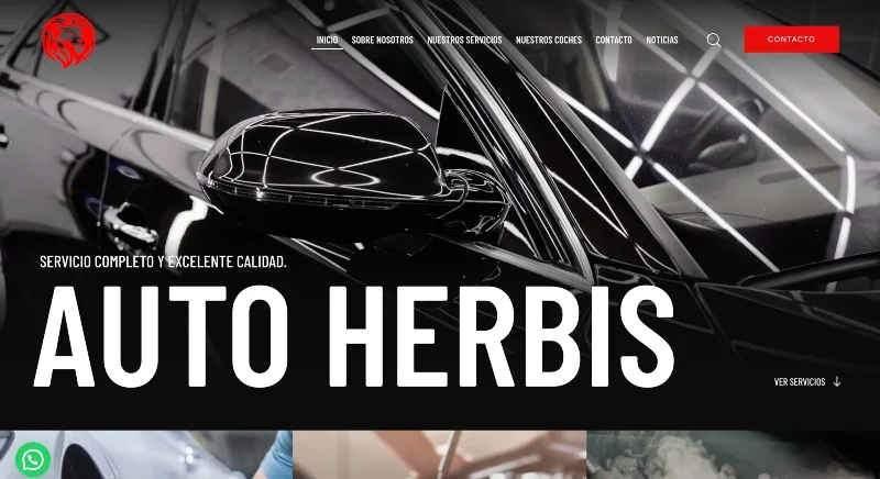 Autoherbis — Web · Automoción